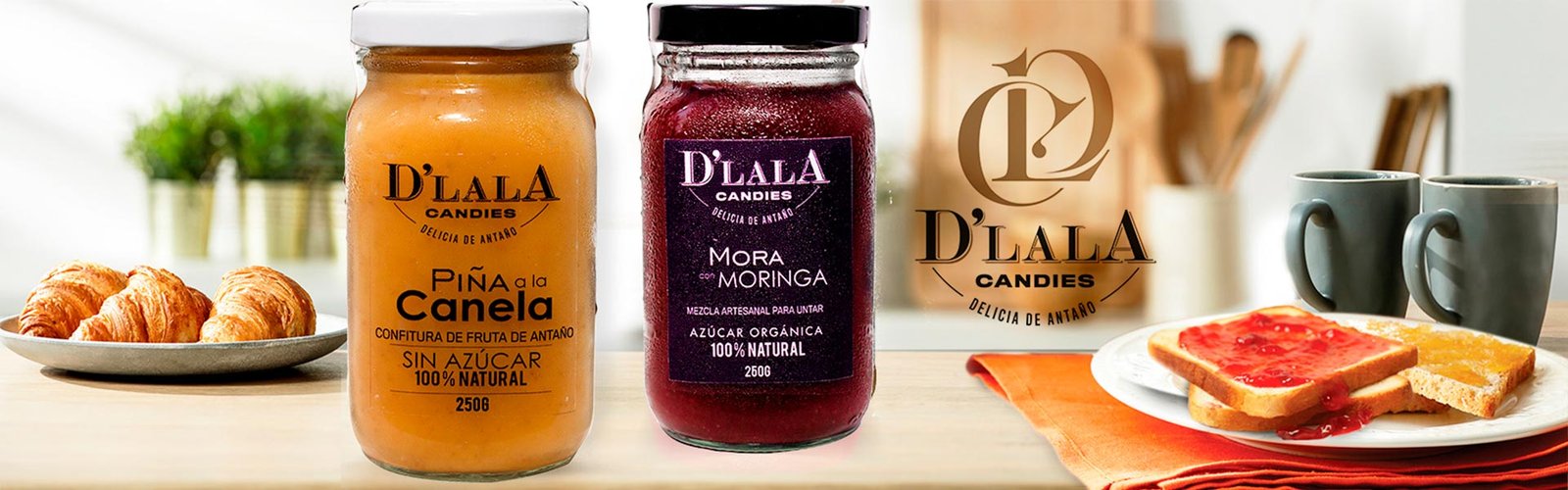 D'Lala Candies Jams — Pineapple Cinnamon & Blackberry Moringa